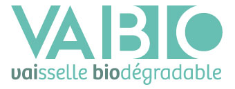 logo vaibio - marque de vaisselle 100% biodégradable, jetable et recyclable