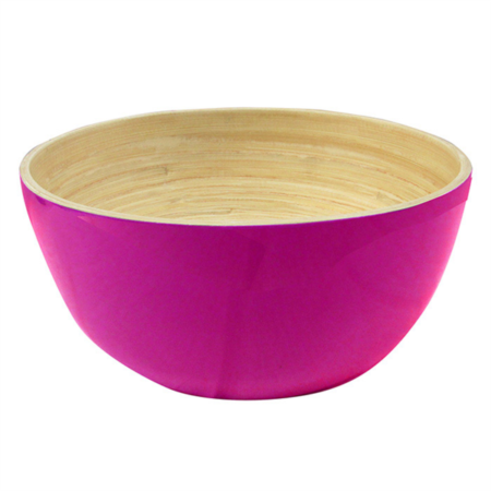 Bol en Bambou Ø15cm fushia