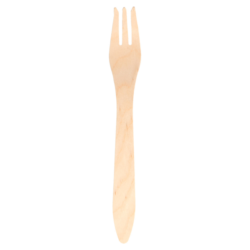 fourchettes en bois curve - vaisselles biodégradable